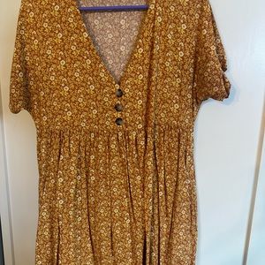 madewell babydoll dress